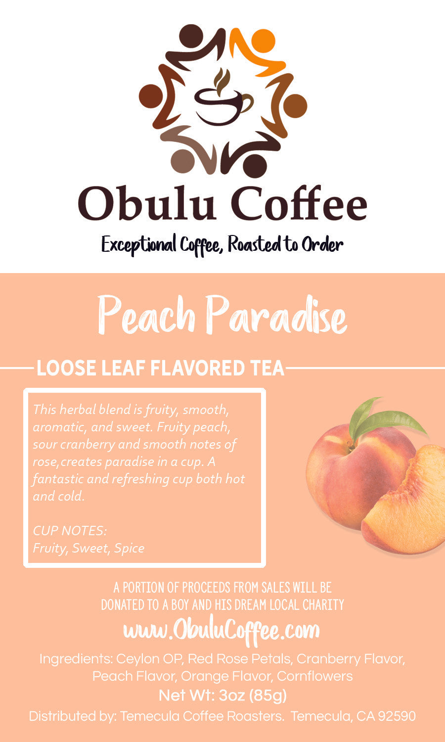 Sweet Peach Herbal Tea